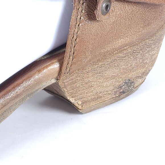 Miz Mooz Women's Cali US8-8,5 EU39 Brown Gray Ankle Wrap Gladiator Sandals Shoes - Picture 15 of 16